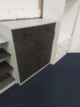 Load image into Gallery viewer, Black/Grey Chest of Drawers
