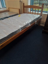 Load image into Gallery viewer, Pine Single Bedframe w/Factory Return Mattress
