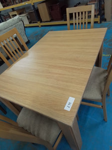 Dining table & 4 chairs