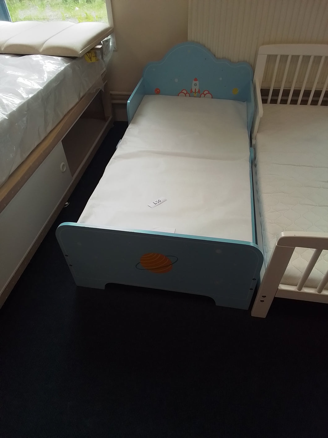 Blue Toddler Bed