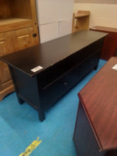 Load image into Gallery viewer, Black Television Cabinet
