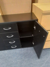 Load image into Gallery viewer, Black Unit/Drawers
