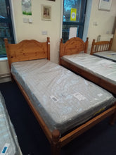 Load image into Gallery viewer, Pine Single Bedframe w/Factory Return Mattress
