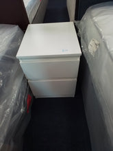 Load image into Gallery viewer, White Bedside Cabinet

