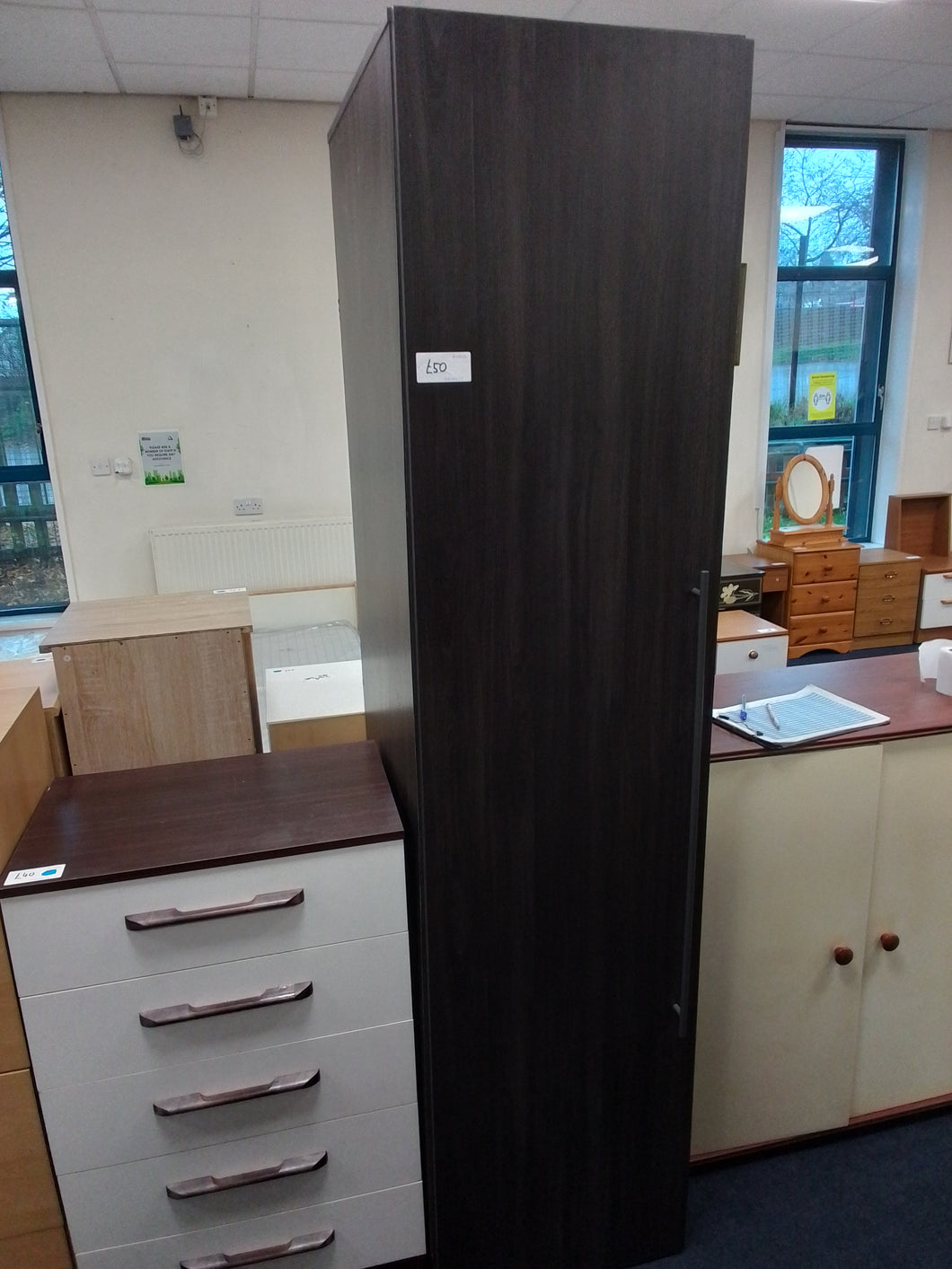 Single wardrobe tall