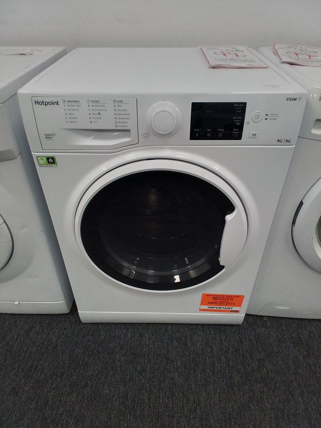 Hotpoint 9kg/6kg Washer Dryer