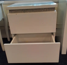 Load image into Gallery viewer, White Bedside Cabinet
