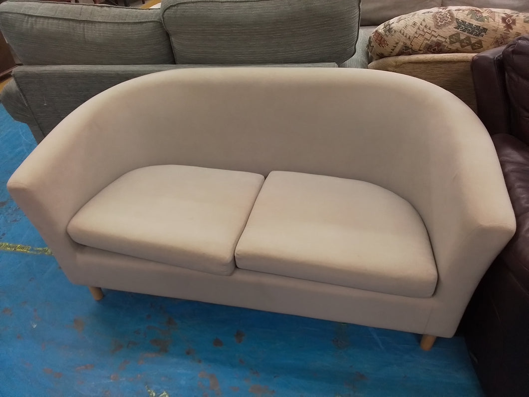 Beige 2 Seater tub settee