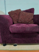 Load image into Gallery viewer, Purple 2 Seater Sofa &amp; Armchair
