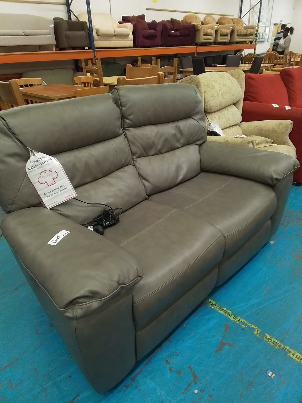 Electric Leather Recliner Sofa
