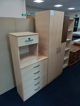 Load image into Gallery viewer, Wardrobe, Chest of drawers, and bedside cabinet
