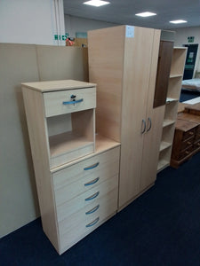 Wardrobe, Chest of drawers, and bedside cabinet