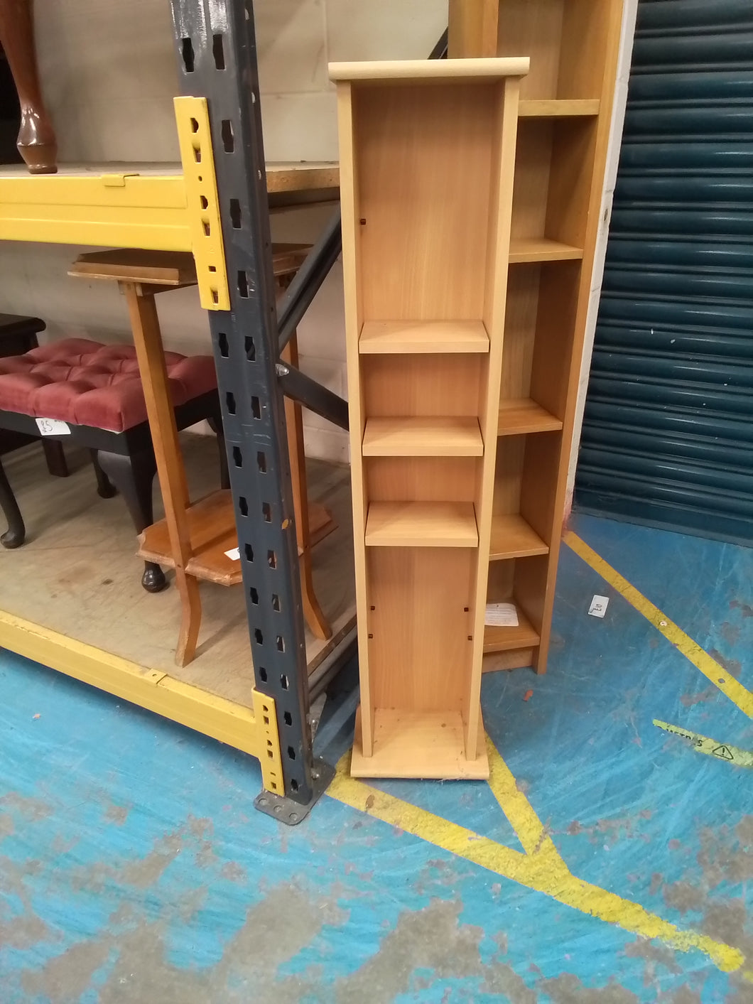 Light Wood Cd Tower