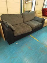 Load image into Gallery viewer, Large Grey &amp; Black Sofa

