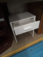 Load image into Gallery viewer, White Bedside Cabinet
