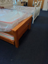 Load image into Gallery viewer, Pine Single Bed Complete w/Pull Out Guest Bed
