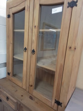 Load image into Gallery viewer, Mexican Pine Display Cabinet
