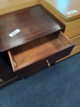 Load image into Gallery viewer, Mahogany Bedside Cabinet
