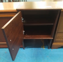 Load image into Gallery viewer, Bedside Cabinet in Dark Wood
