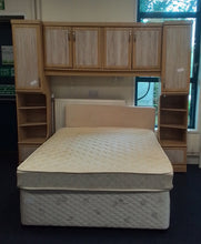Load image into Gallery viewer, Double Bed Complete w/Overbead Storage
