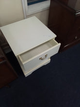 Load image into Gallery viewer, White Bedside Cabinet
