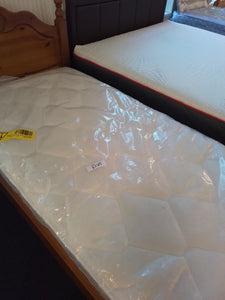 Pine  Bedframe w/Factory Return Mattress