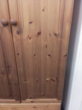 Load image into Gallery viewer, Pine Double Wardrobe
