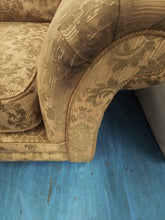 Load image into Gallery viewer, Gold Patterned Three Seater Sofa
