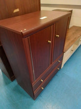 Load image into Gallery viewer, Mahogany storage unit
