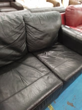Load image into Gallery viewer, Two Seater Black Sofa
