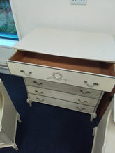 Load image into Gallery viewer, Cream Chest of Drawers
