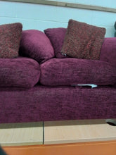 Load image into Gallery viewer, Purple 2 Seater Sofa &amp; Armchair
