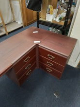 Load image into Gallery viewer, Large mahogany dressing table with drawers/desk
