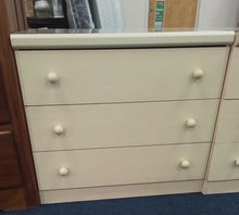 Load image into Gallery viewer, Cream Chest of Drawers

