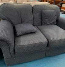 Load image into Gallery viewer, Blue Two Seater Sofa
