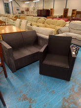 Load image into Gallery viewer, Two Seater Garden Sofa &amp; Armchair
