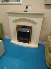 Load image into Gallery viewer, Electric Fire w/White Fire Surround

