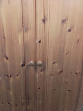 Load image into Gallery viewer, Pine Double Wardrobe
