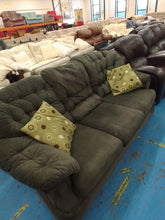 Load image into Gallery viewer, Green 3 seater sofa
