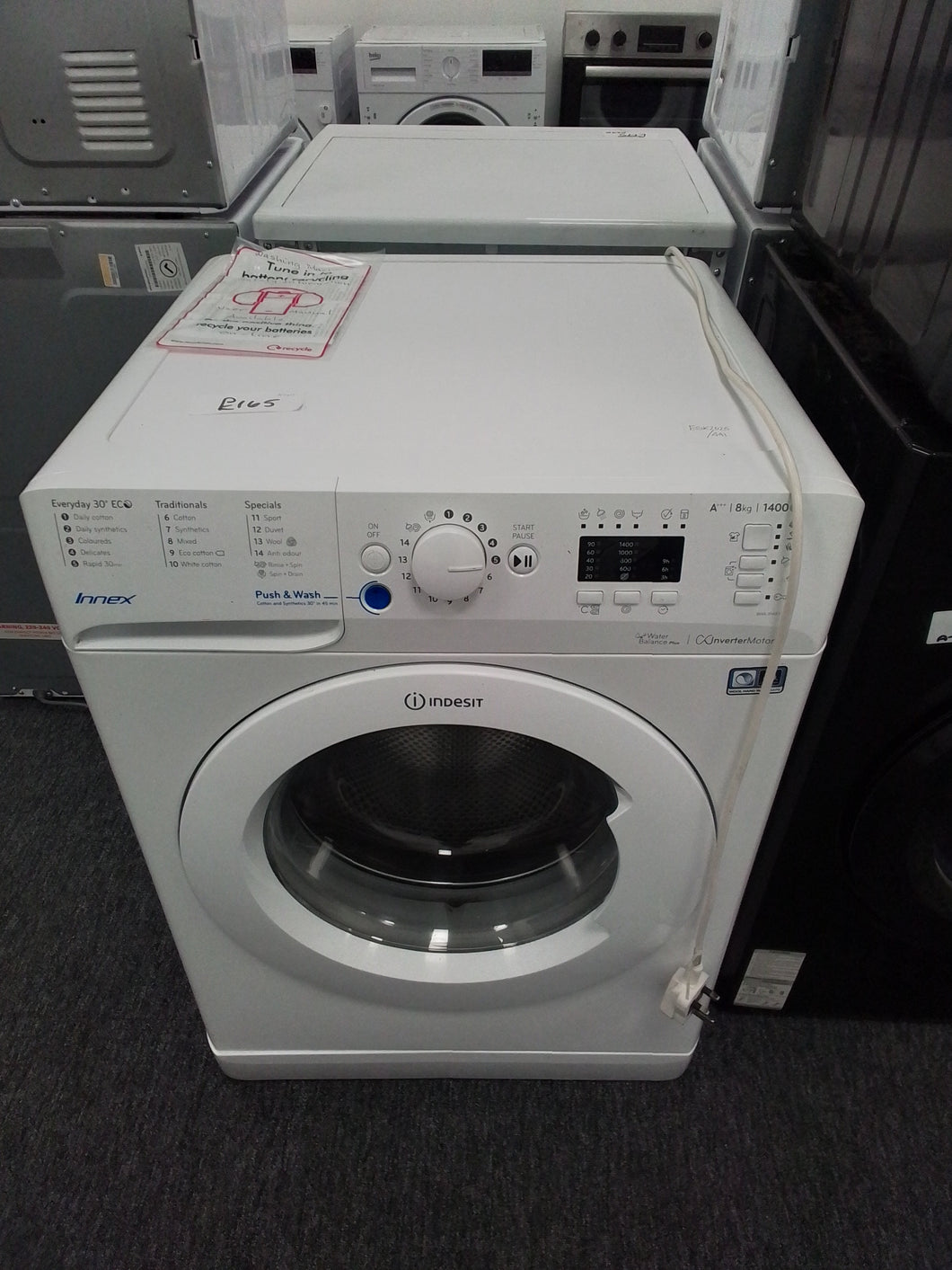 8kg Washing machine 1400 spin