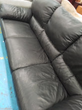 Load image into Gallery viewer, Black 3 Seater sofa
