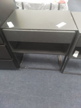 Load image into Gallery viewer, Black Bedside Cabinet
