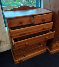 Load image into Gallery viewer, Pine Chest of Drawers
