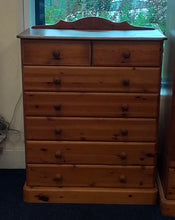 Load image into Gallery viewer, Pine Chest of Drawers
