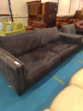 Load image into Gallery viewer, Grey Three Seater Sofa &amp; Armchair
