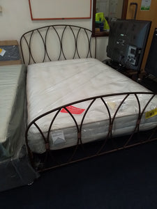 Double Bedframe w/Factory Return Mattress