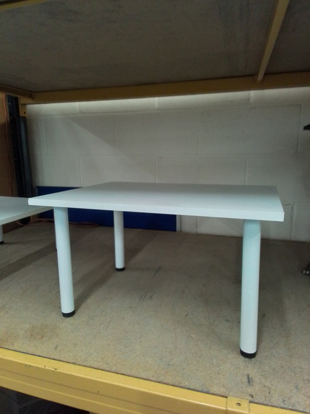 White Low Side Table
