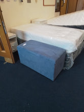 Load image into Gallery viewer, Blue Ottoman
