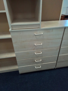 Chest of Drawers & Bedside Cabinet
