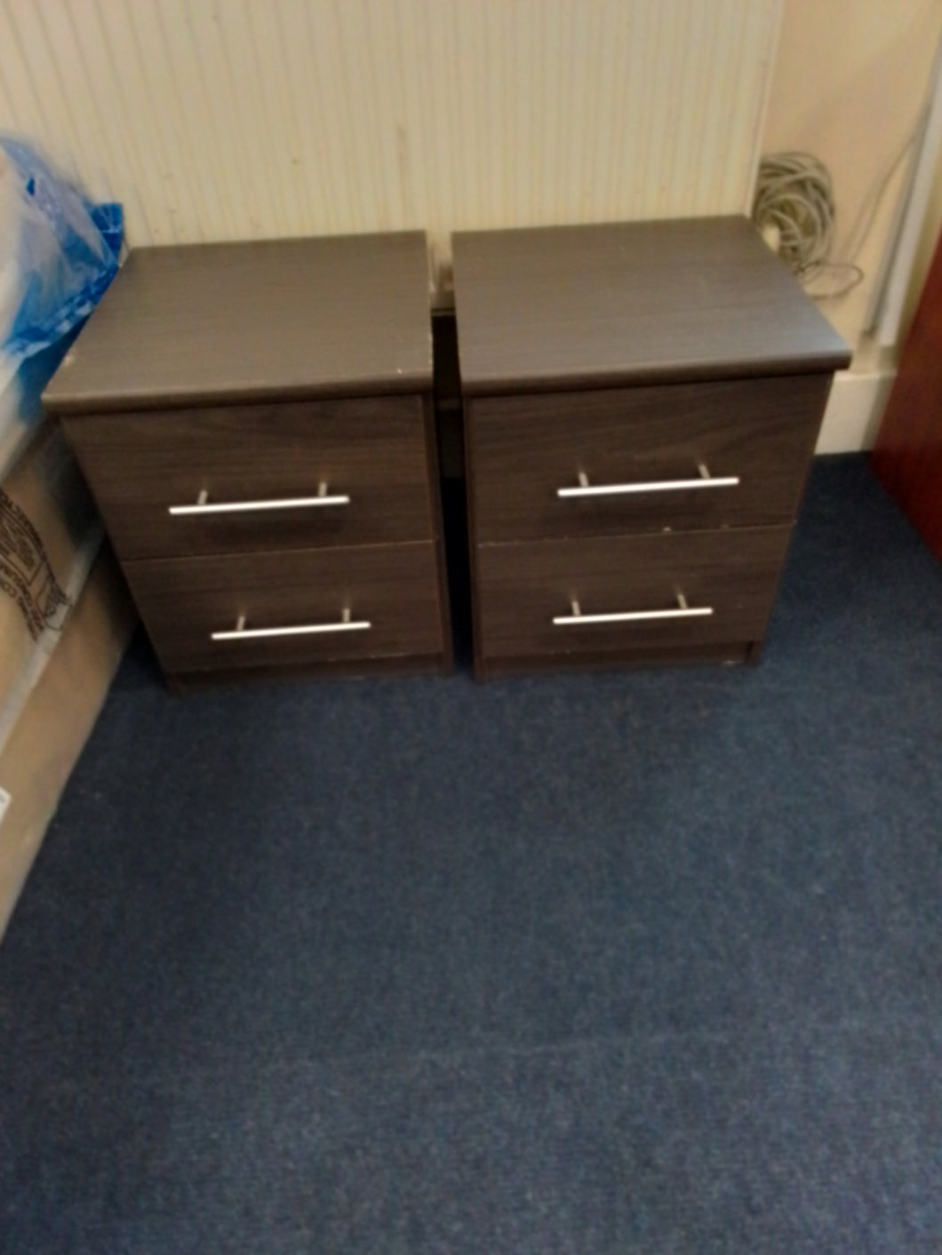 Pair of bedside units
